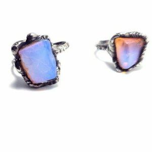 Opalite ring set